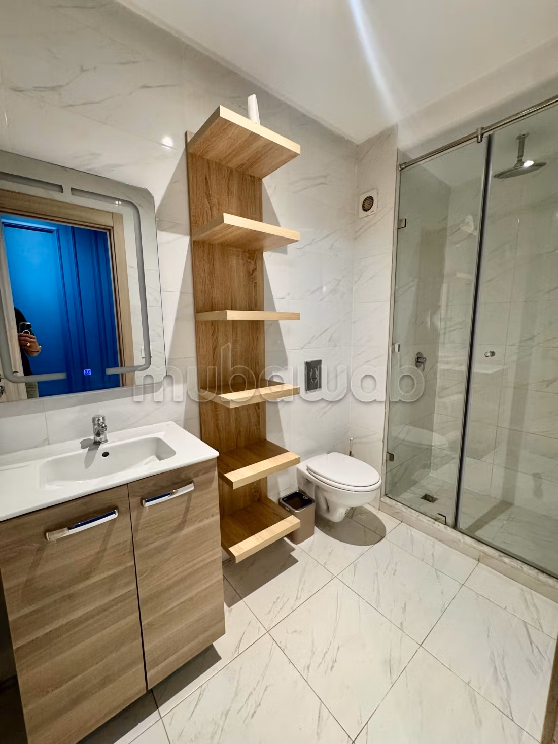 Very nice apartment for rent in Ouasis. Large area 86 m². Furnished