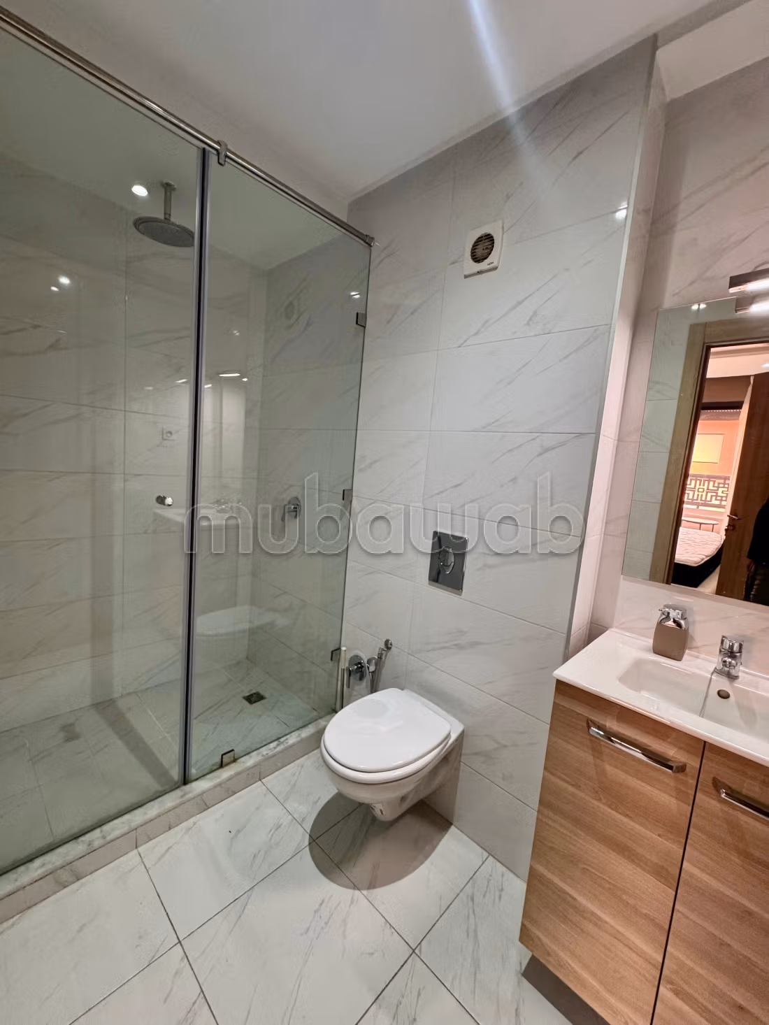 Very nice apartment for rent in Ouasis. Large area 86 m². Furnished