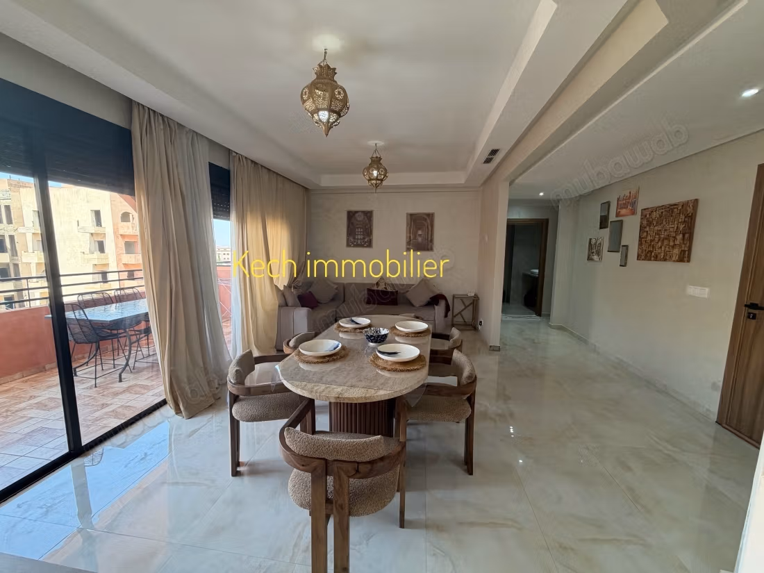 Bel appartamento arredato con 2 camere da letto e piscina