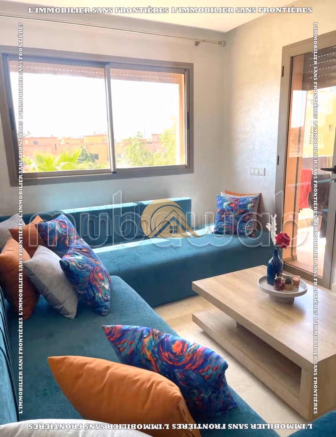 Appartement meublé à louer sur la route de Casablanca, Marrakech – 1er étage en résidence avec piscine — 4
