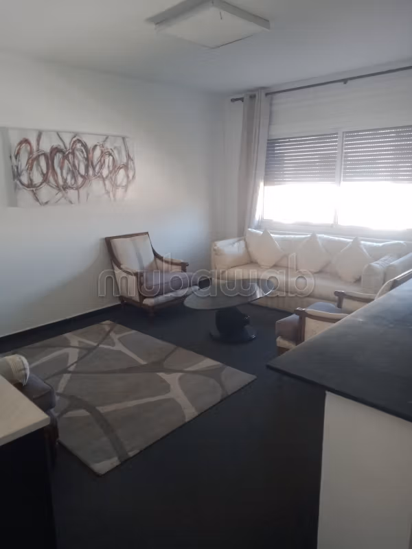Bonito apartamento amueblado en alquiler en el centro de Hassan Rabat