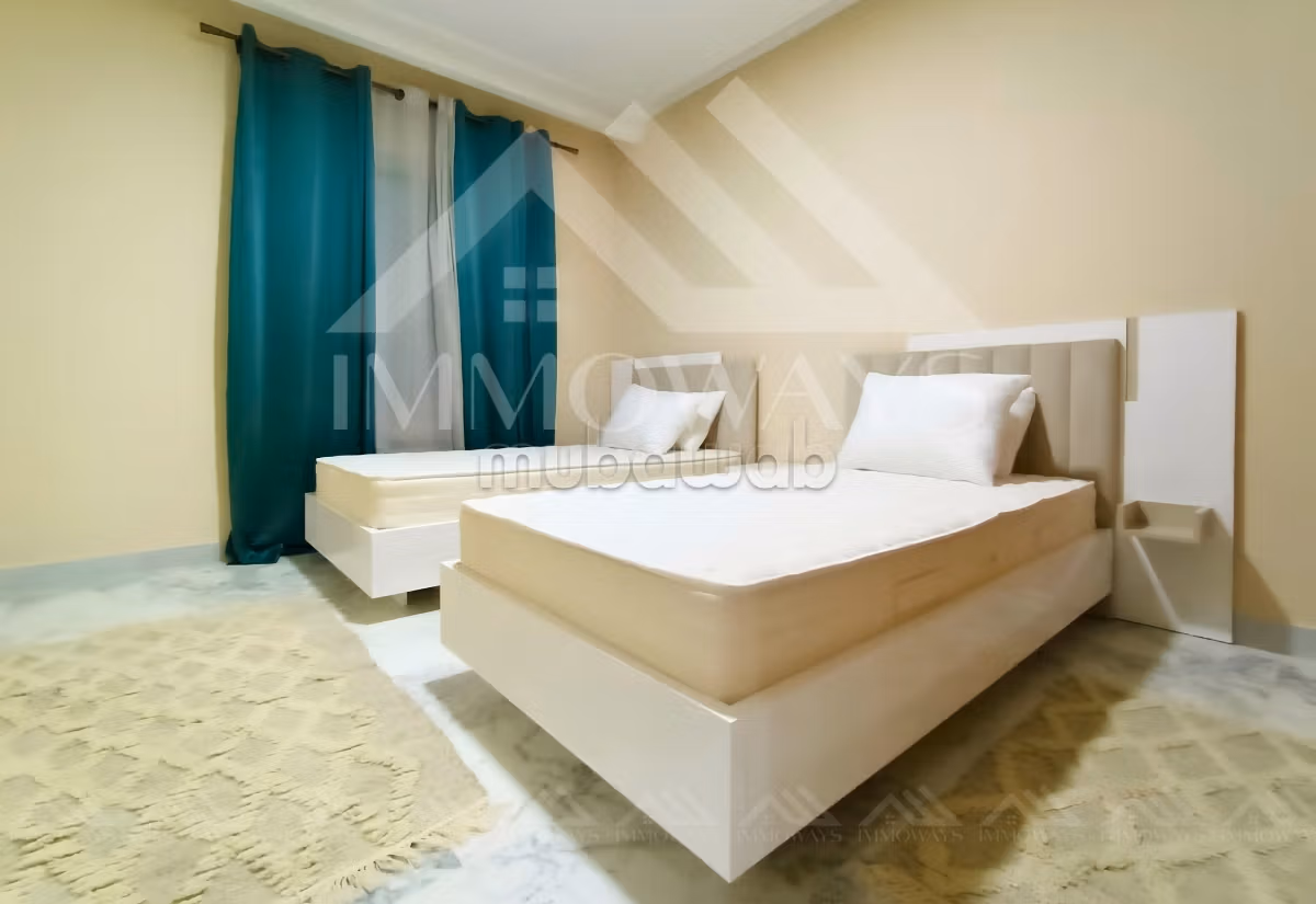 Richly furnished S2 apartment for rent – Berges du Lac 2