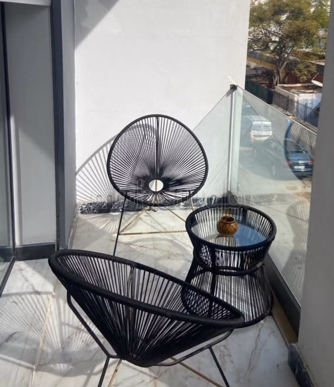 Studio meublé terrasse à louer à gautier