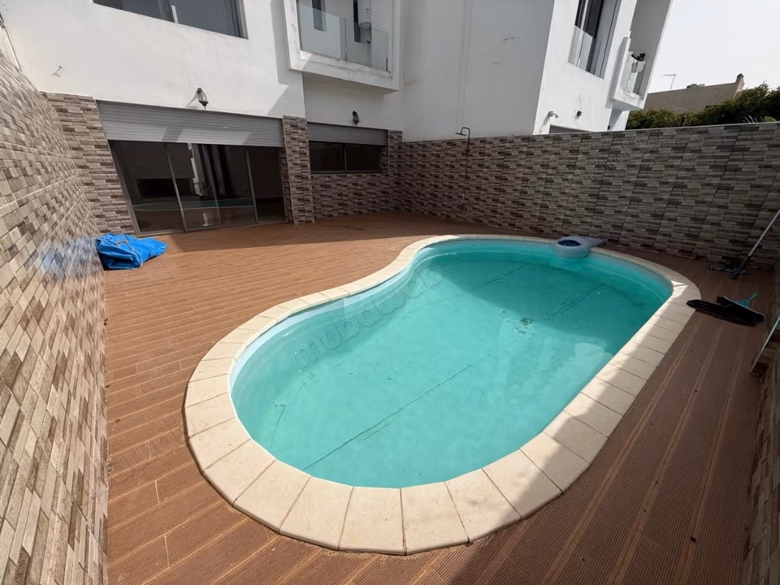 Dar Bouazza – Location Villa bande piscine 3 CH