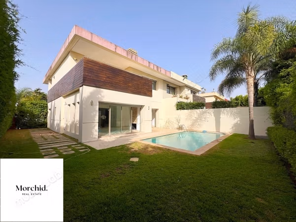 Bouskoura Città Verde. Villa moderna in affitto