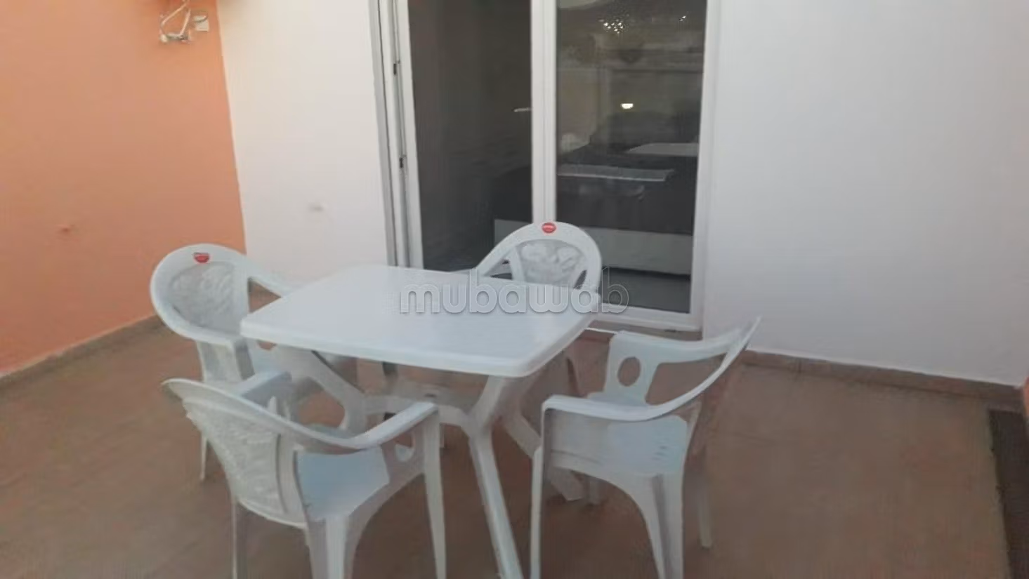Vacation apartment for rent in Martil. 2 nice bedrooms. Concierge service, beautiful pool