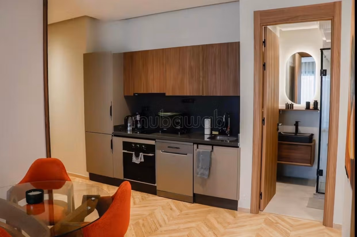 Sublime studio con terrazza arredato in affitto