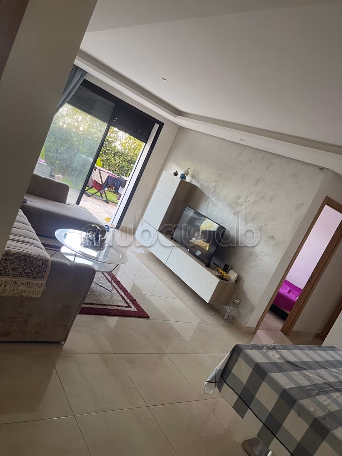 Vacation rental in Mehdia. 2 comfortable bedrooms. Parking spaces and garden