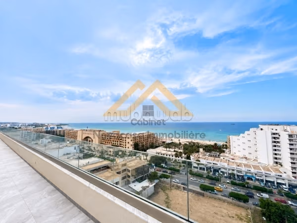 For Rent, Furnished Duplex S2 in Sousse Corniche