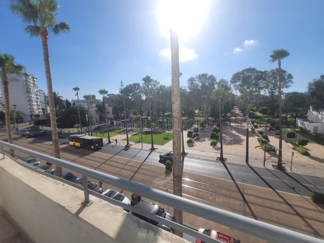 Apt 80 m² rénové, 2ème etg— Vue panoramic parc