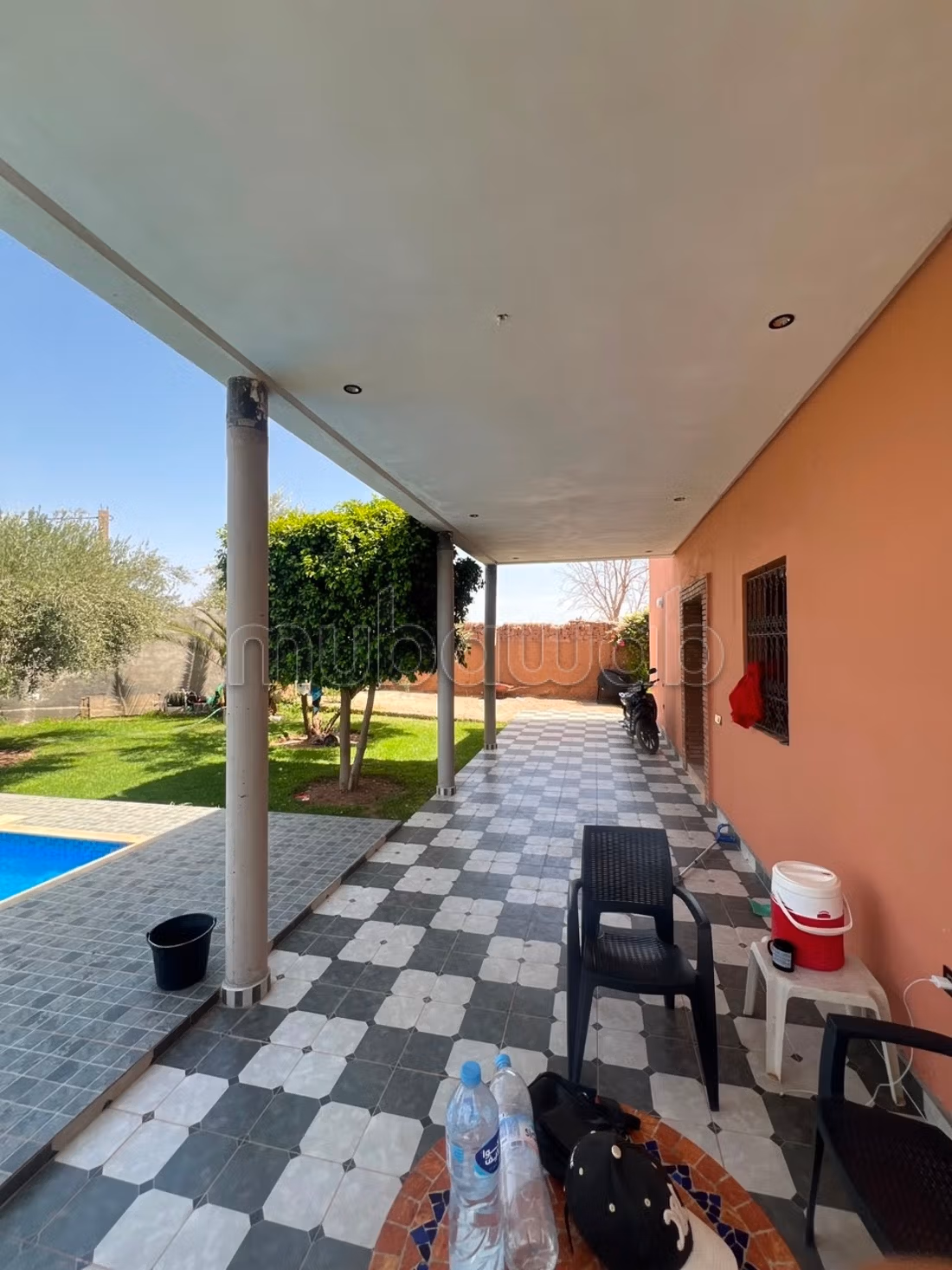 Villa di alto standing in affitto in Route de Fez. 3 camere. Bella terrazza e giardino