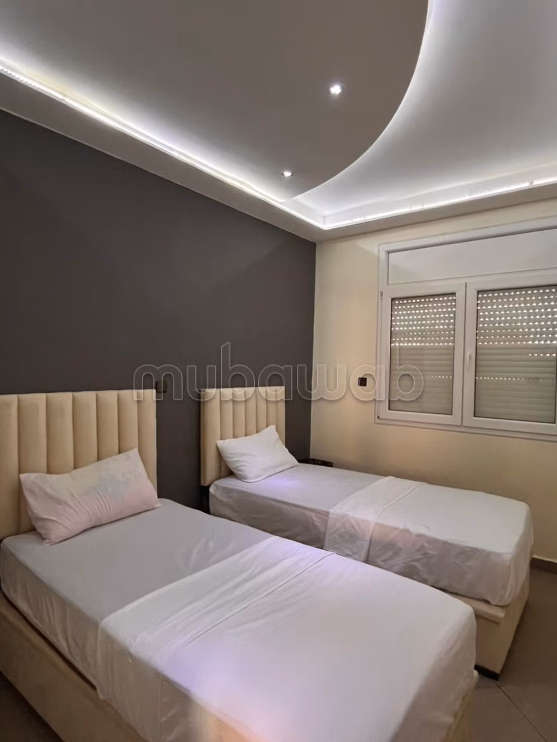 Apartment for rent in Saidia. 2 rooms. Well-equipped kitchen