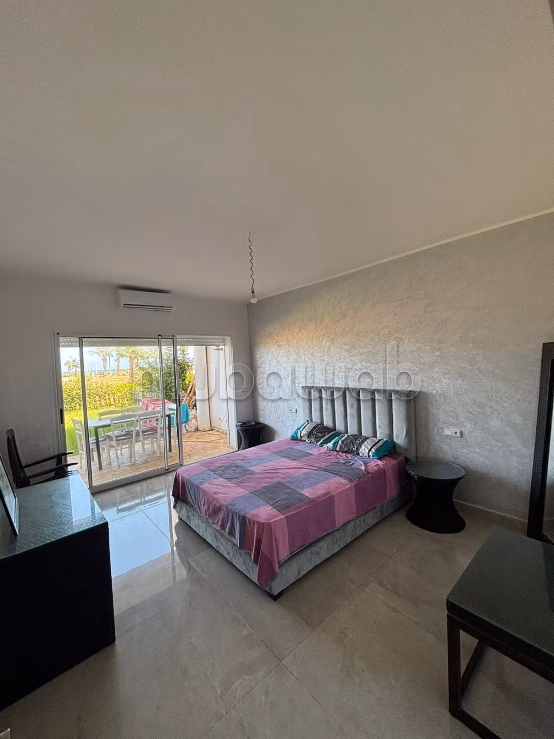 Apartment for rent in Saidia. 2 rooms. Well-equipped kitchen
