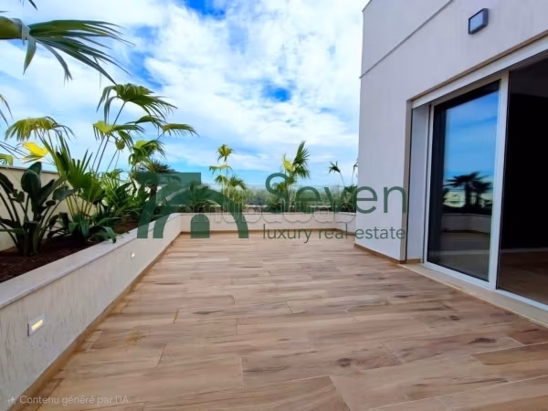S1 Apartment with Terrace in Soukra