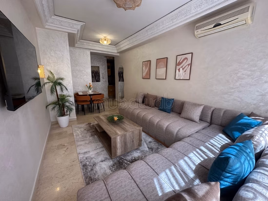 Bel appartement en location à Guéliz. 1 chambre. Bien meublé