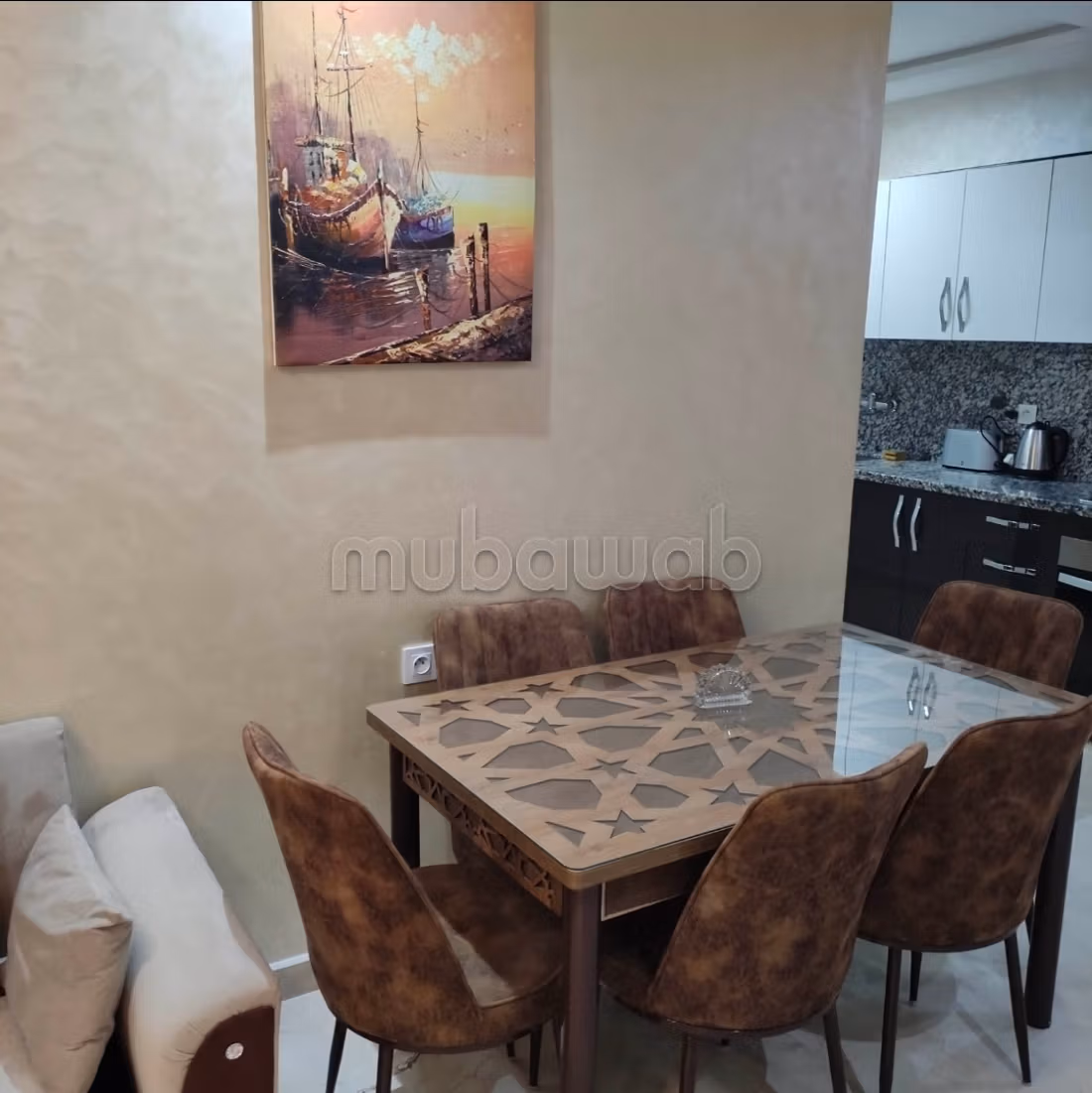Location saisonnière à De La Plage.
Superficie 76 m².
Ascenseur et garage