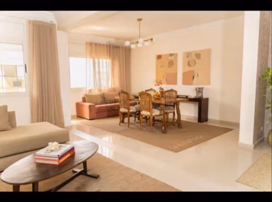 Appartement à louer à Agdal. Superficie 120 m². Meublé — 4