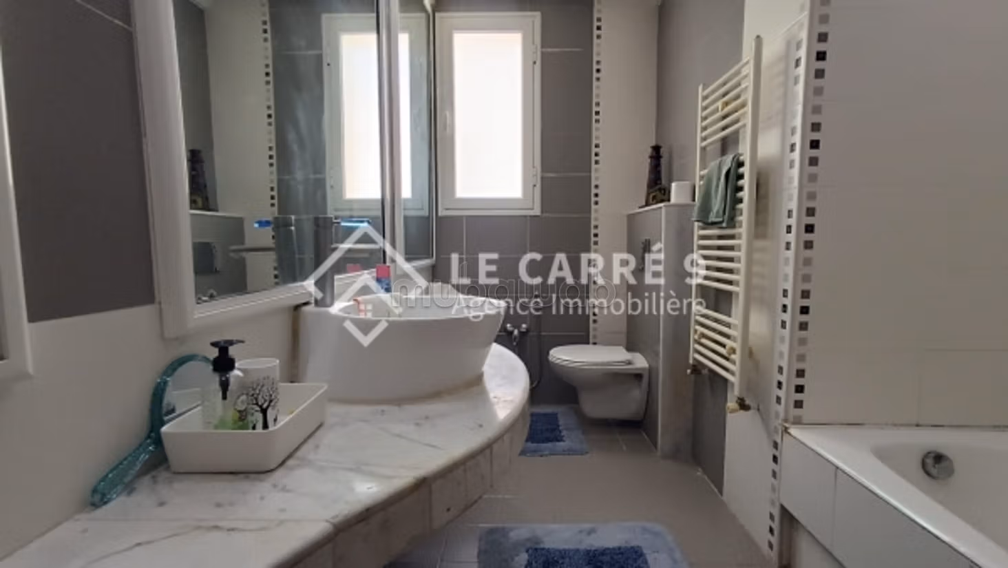 A louer appartement S3 meublé avec terrasse au lac