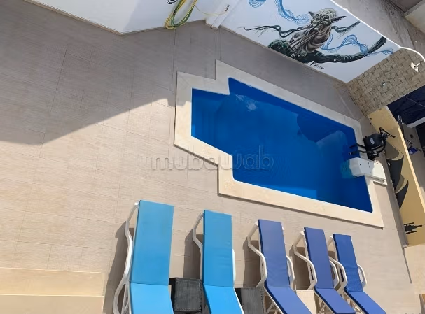 Location saisonnière villa de luxe à Midoun. 5 chambres. Fenêtres en double vitrage et vue mer