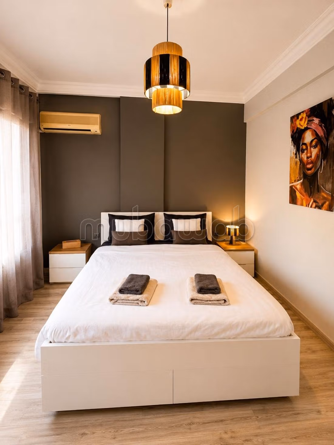 Location d'un appartement à Route Casablanca.
Surface de 60 m².
Meublé