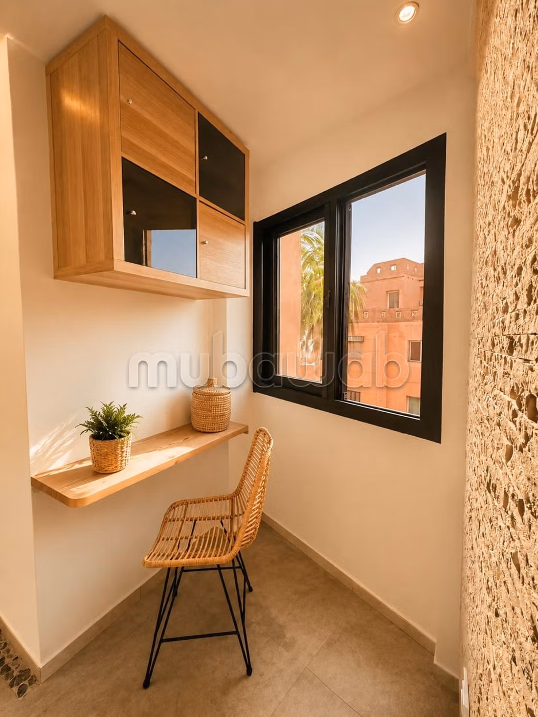 Location d'un appartement à Route Casablanca.
Surface de 60 m².
Meublé — 3