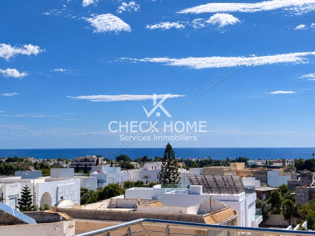 Location annuelle villa s4 meublé à Hammamet nord
