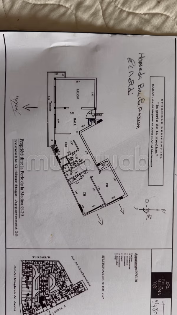 Appartamento in vendita a L'Ocean. Superficie 87 m². Ascensore e terrazza