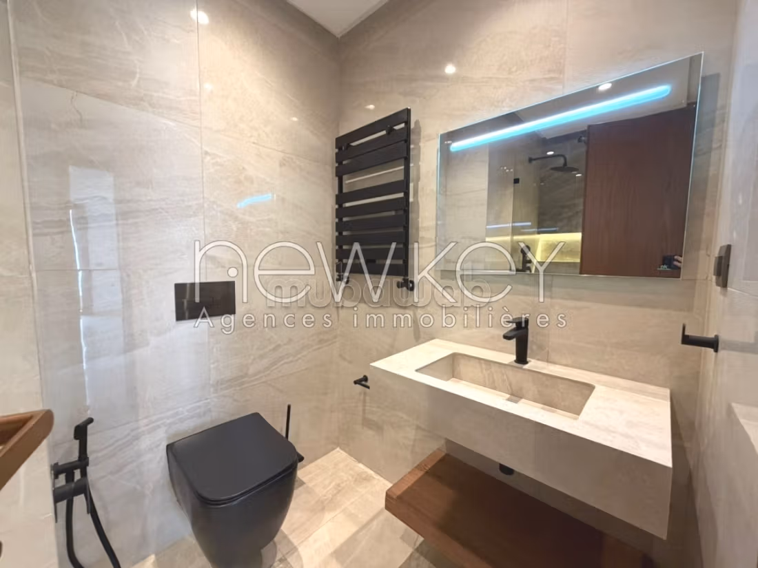 Appartement S2 neuf à louer aux Jardins de Carthage