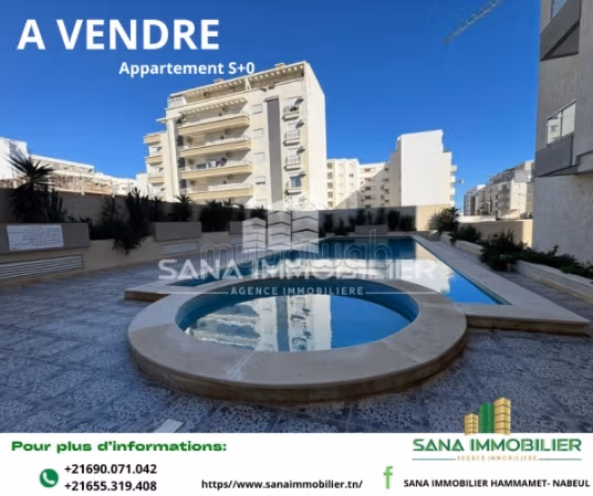 For sale an apartment S0 in Cité Wafa Mrezga H