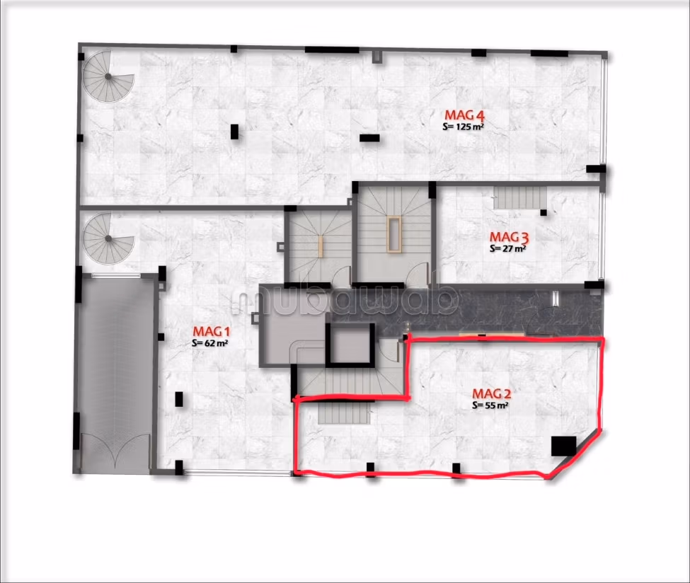 LOCATION Local commercial neuf 84 m² Moulay Ismail