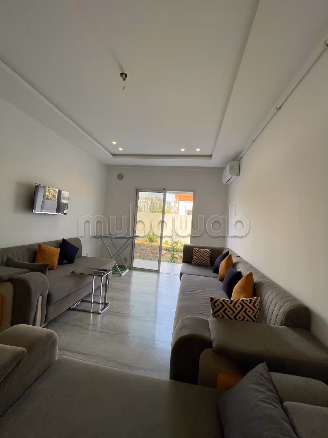 S1 arredato con giardino in affitto a Nouvelle Soukra
