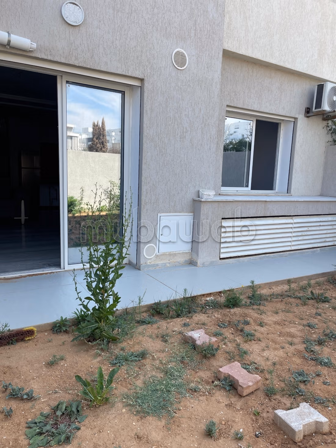 S1 arredato con giardino in affitto a Nouvelle Soukra