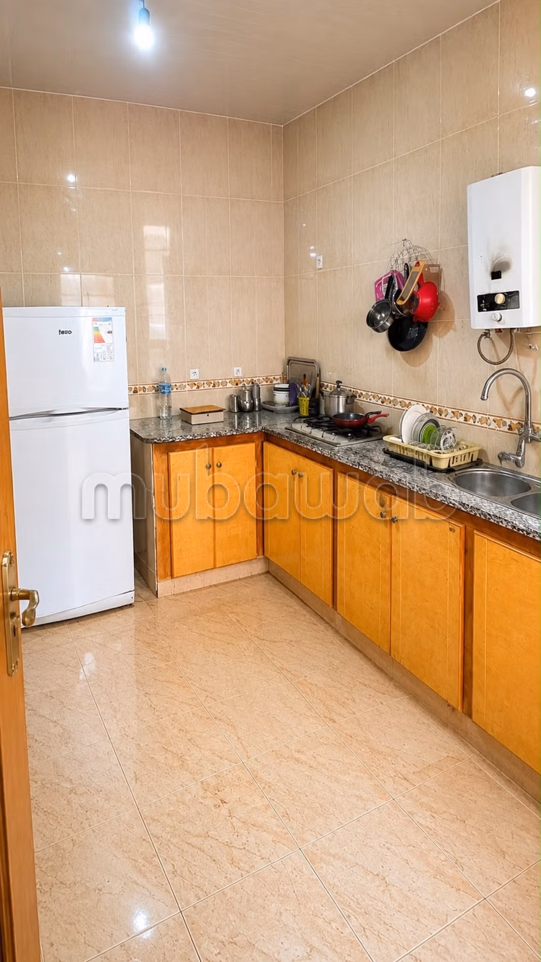 Apartment for rent in Oued Laou. 1 Room. Equipped kitchen