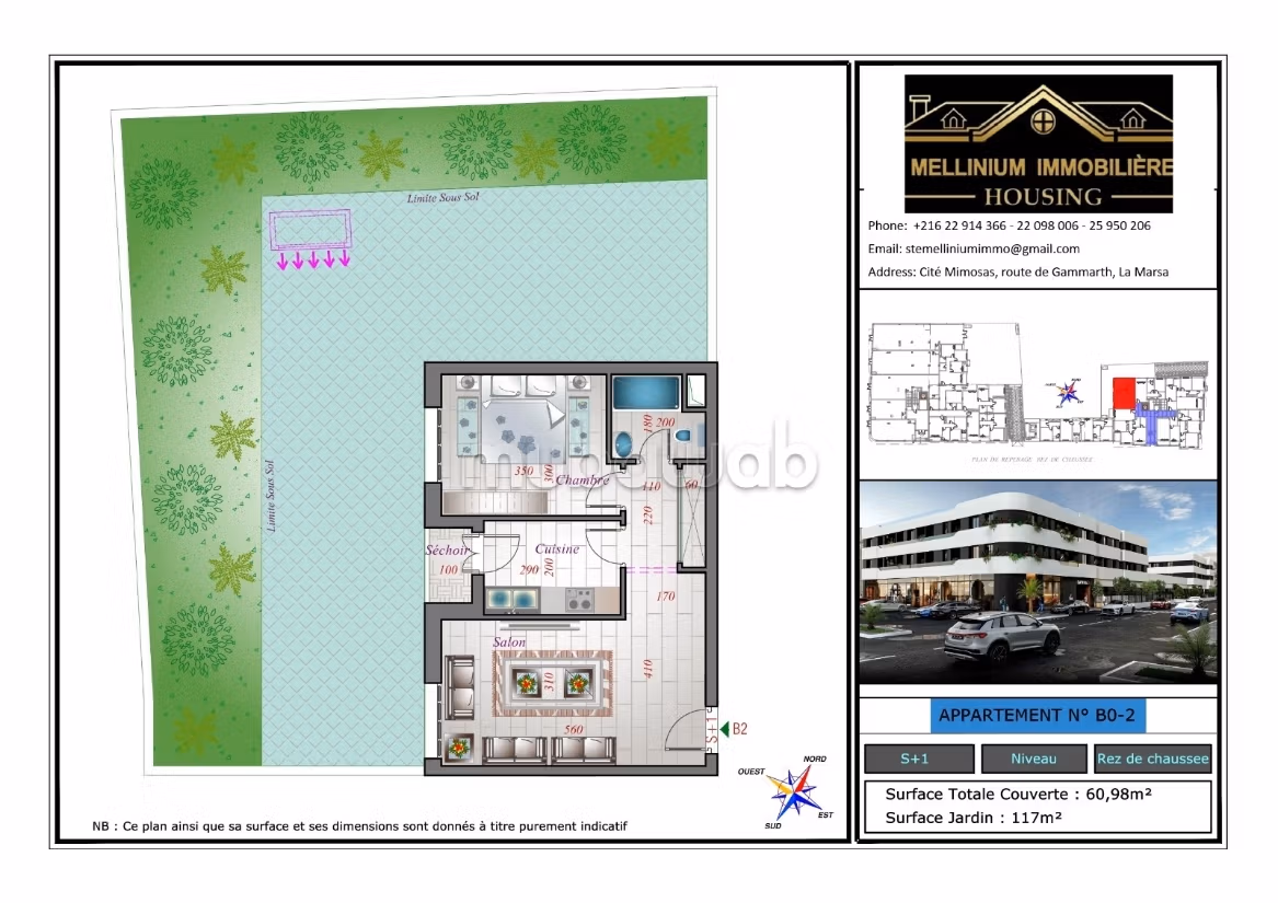 Apartments for sale in La Soukra directly from the developer