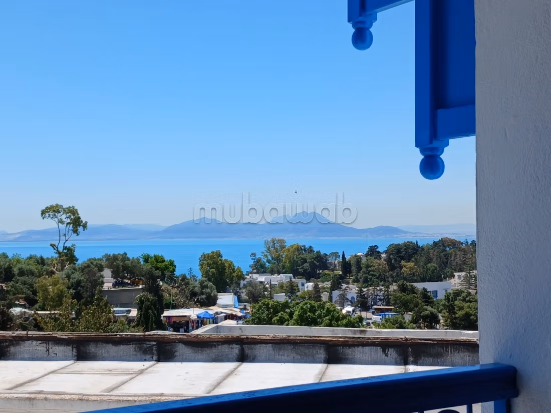 Location d'une maison à Sidi Bousaid. 3 chambres agréables. Vue sur la mer, chauffage central