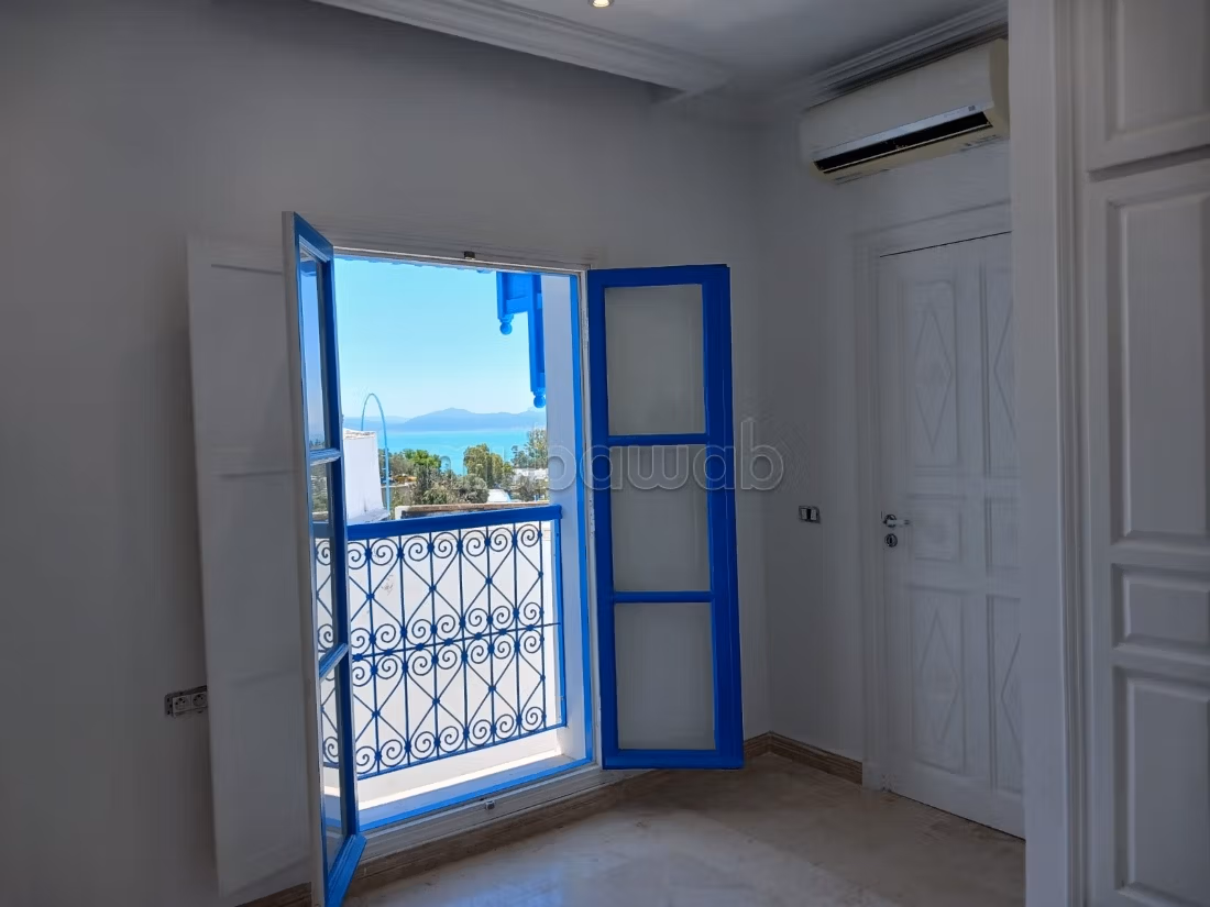 Location d'une maison à Sidi Bousaid. 3 chambres agréables. Vue sur la mer, chauffage central