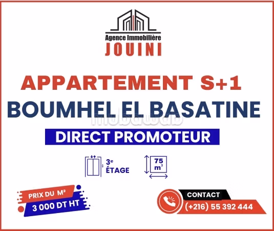 Appartement S1 À Boumhel El Bassatine