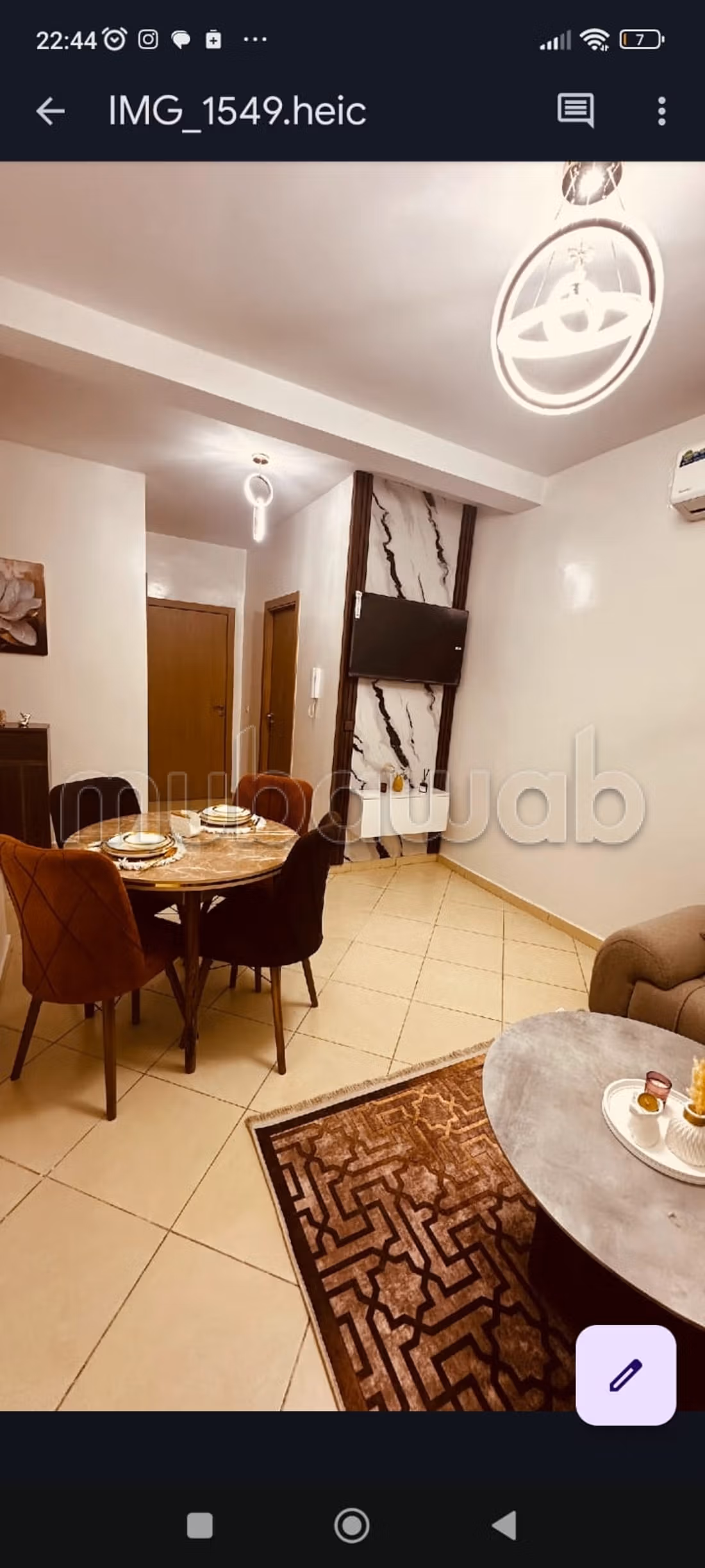 Appartement à louer à Route Casablanca. 
2 chambres — 3