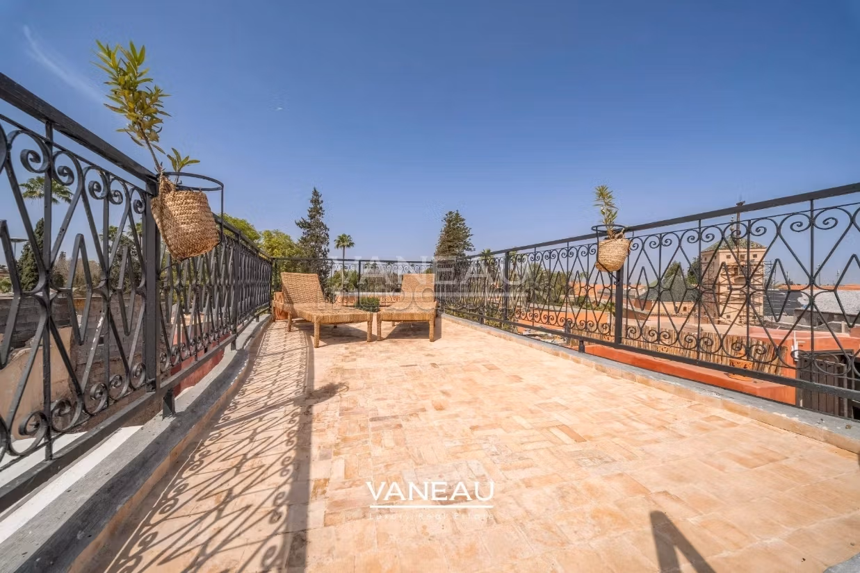 Beau riad de 4 chambres à coté palais El Badi