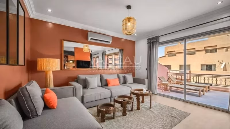 In vendita: Magnifico appartamento con 3 camere da letto nel cuore di Guéliz, Marrakech