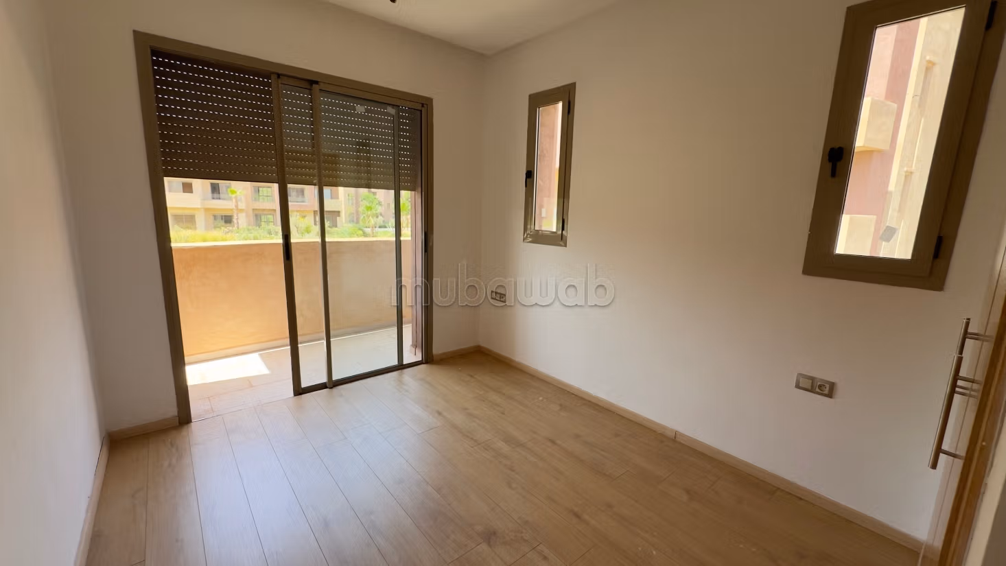 Location of 1 bedroom empty studio apartment with communal pool in Marrakech Argan Chrifia