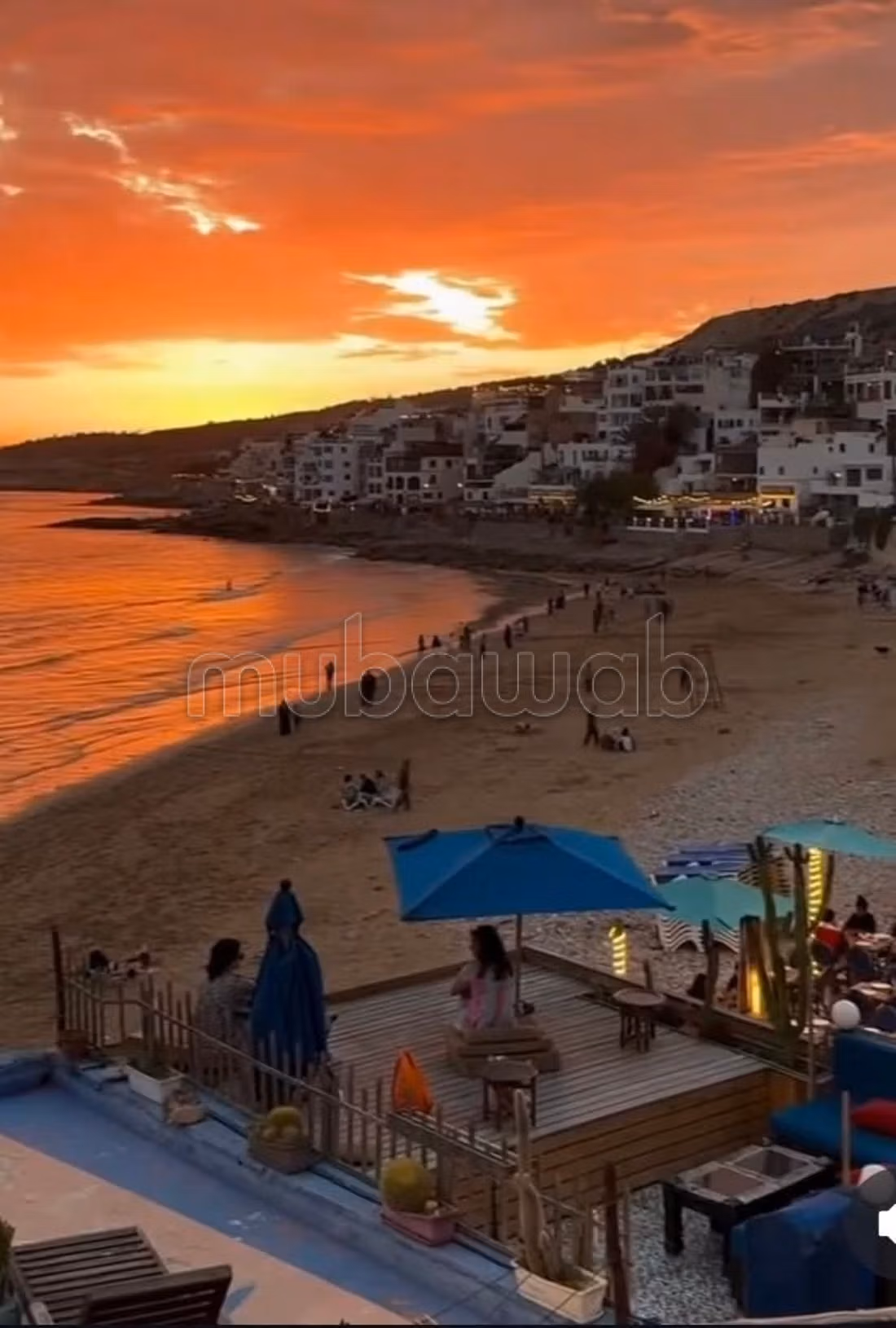 Studio a vendre taghazout plage pied Dan's l eau