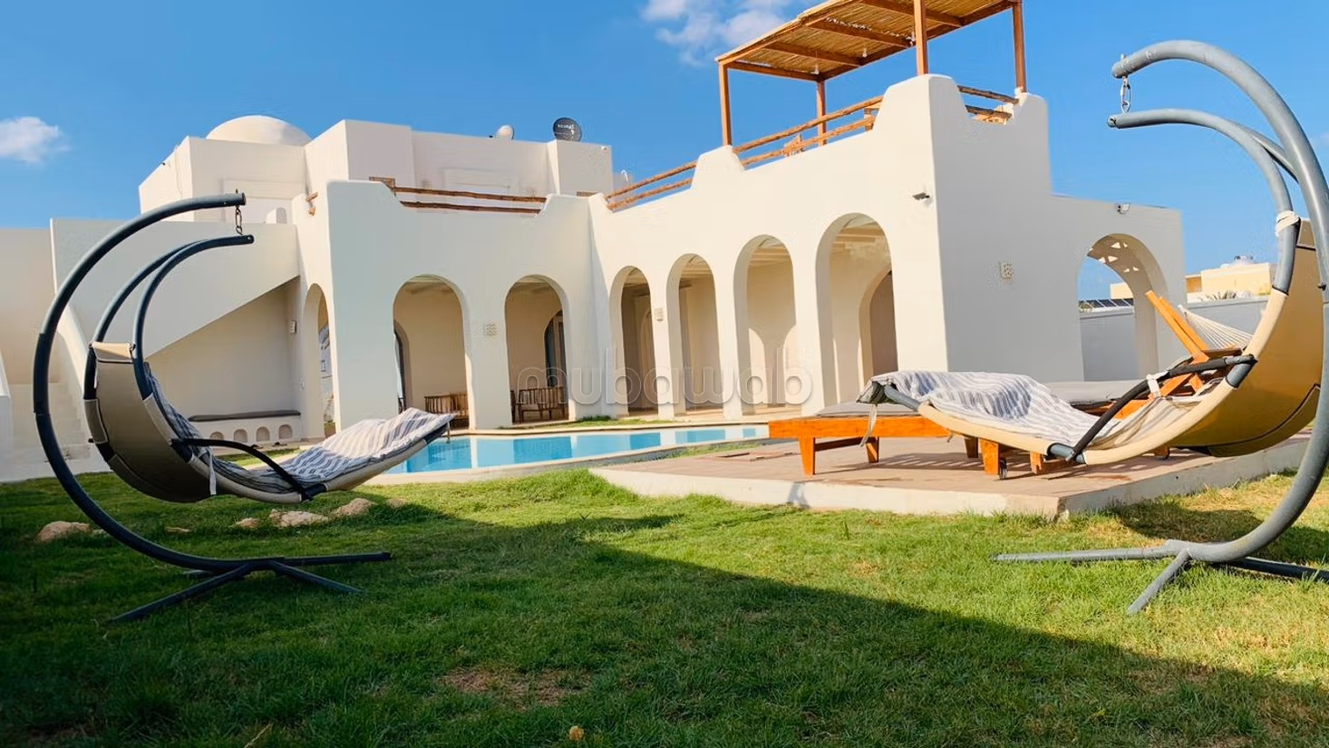 Magnificent villa for rent for your holidays in Aghir. Area 500 m². Satellite system and secure residence