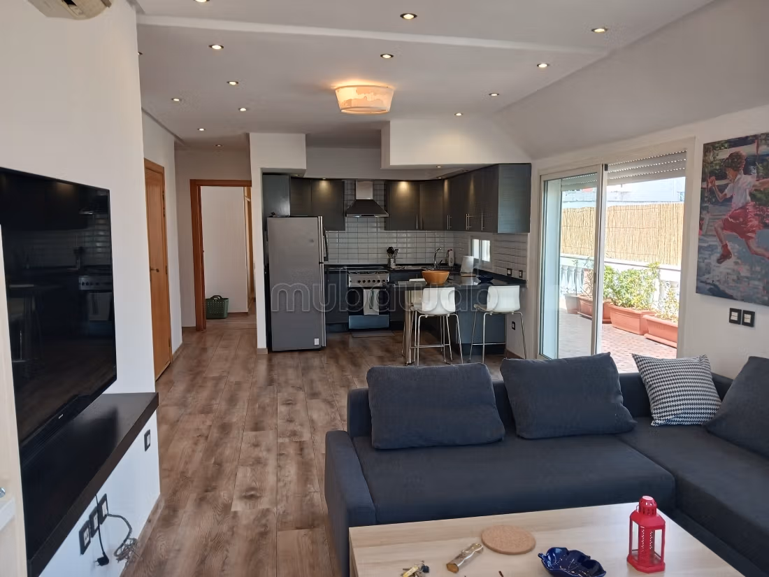 Appartamento arredato con 3 camere in affitto condiviso con terrazza di 45m²