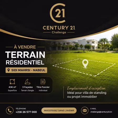 For Sale Residential Land in Sidi Mahrsi