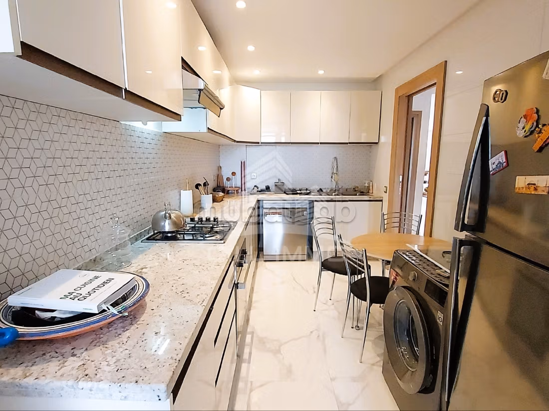 Appartement meublé à louer 
Bouskoura 
Andalous Perl