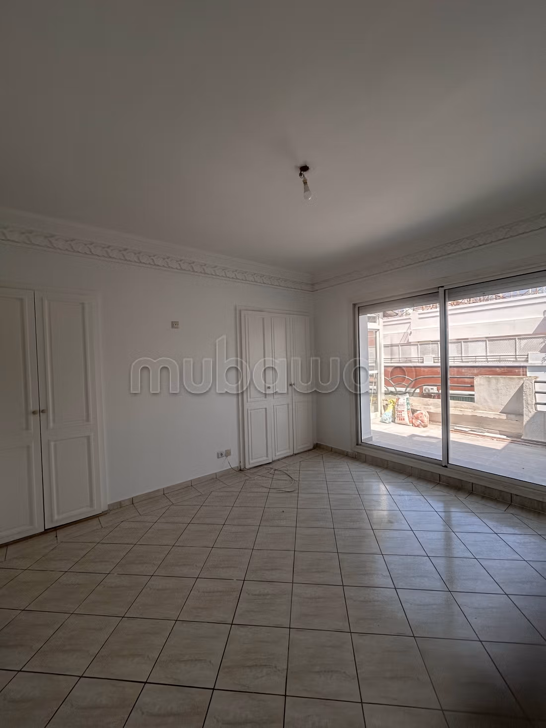 Empty two-bedroom apartment for rent