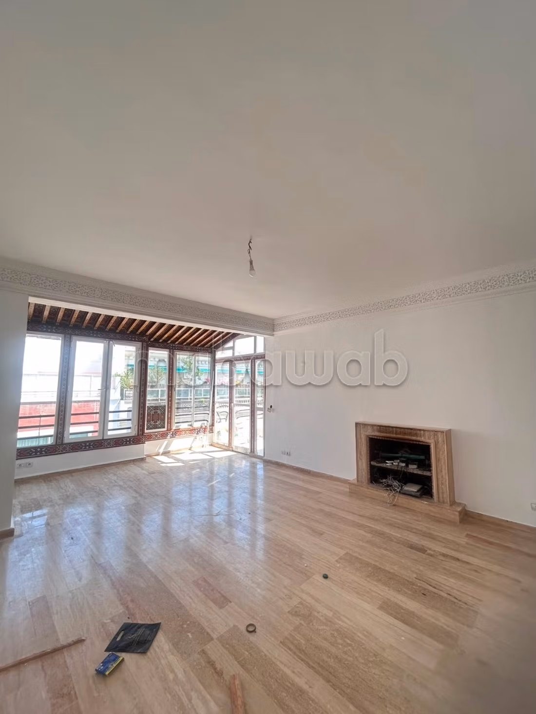 Empty two-bedroom apartment for rent
