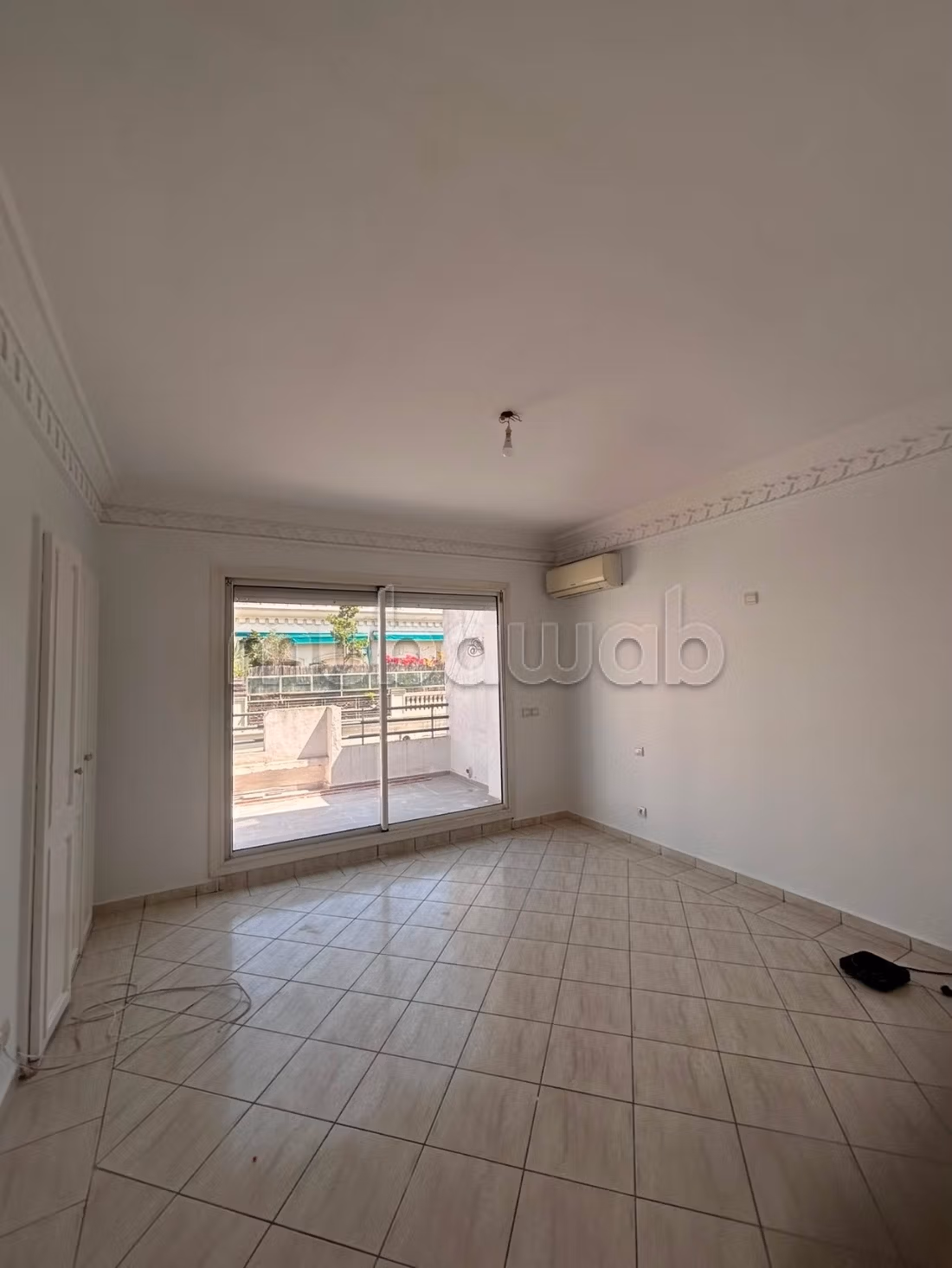 Empty two-bedroom apartment for rent