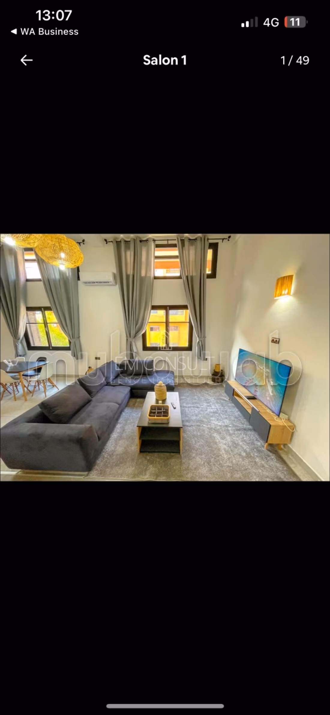 LOCATION duplex 3 chbres meuble